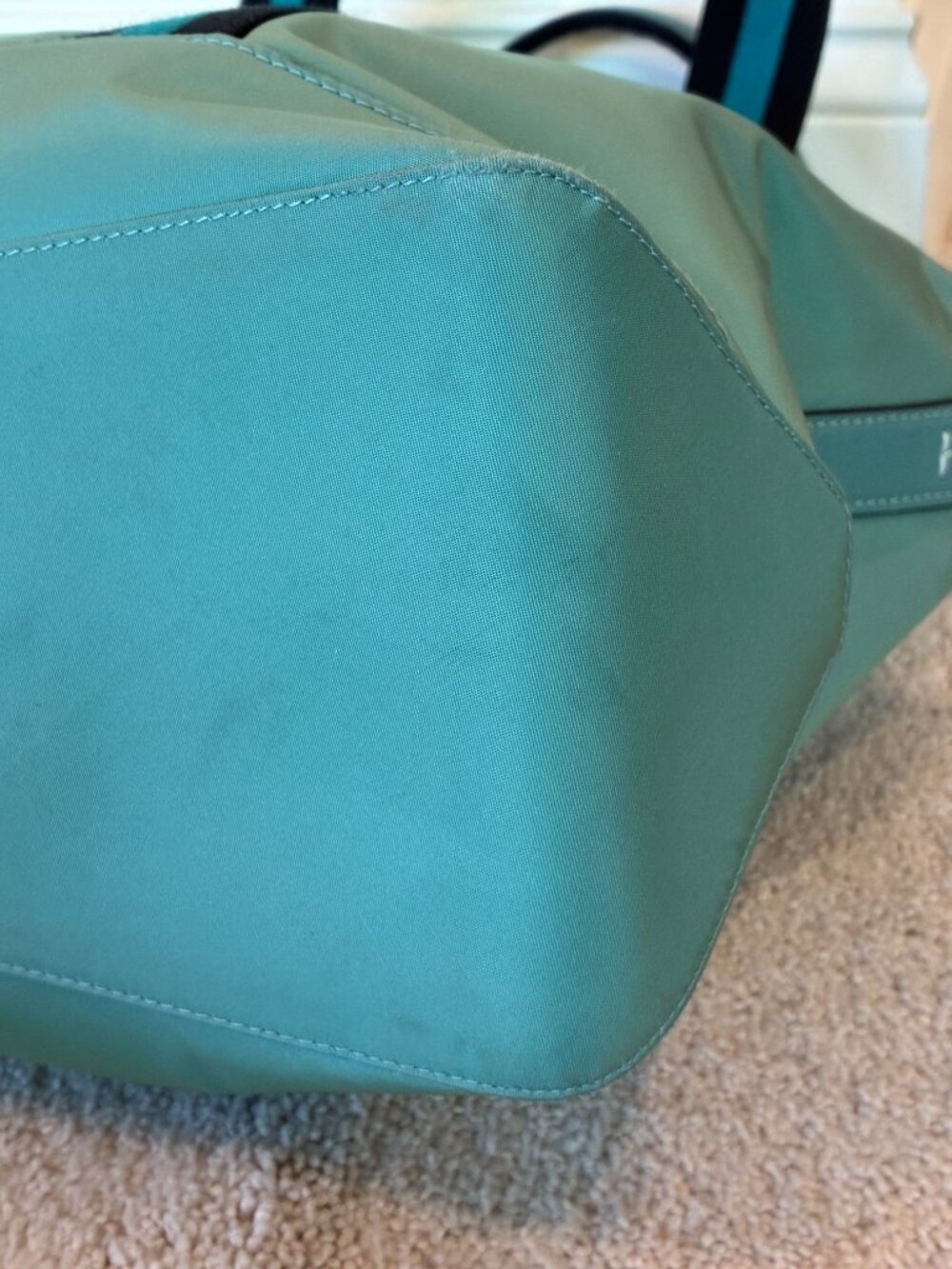 Coach NYL Ellis Tote Blue Green Multi - Picture 5 of 15